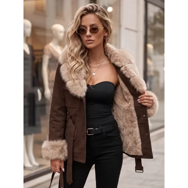  Női kabát DSTREET TY5852 BARNA 
