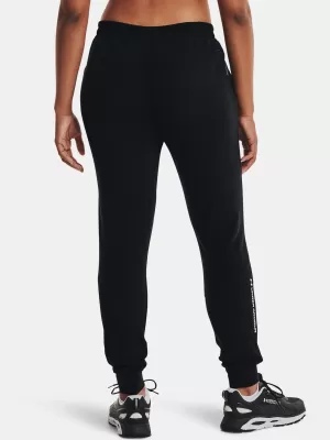 Női nadrág UNDER ARMOUR UA RUSH FLEECE PANT 1365775-001 FEKETE