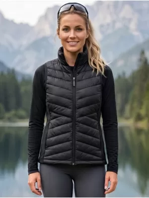 Női hibrid mellény MALFINI PREMIUM CROSS 558 FEKETE