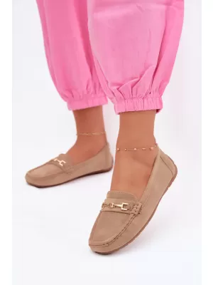 Női mokaszinok BOTO FT247 KHAKI