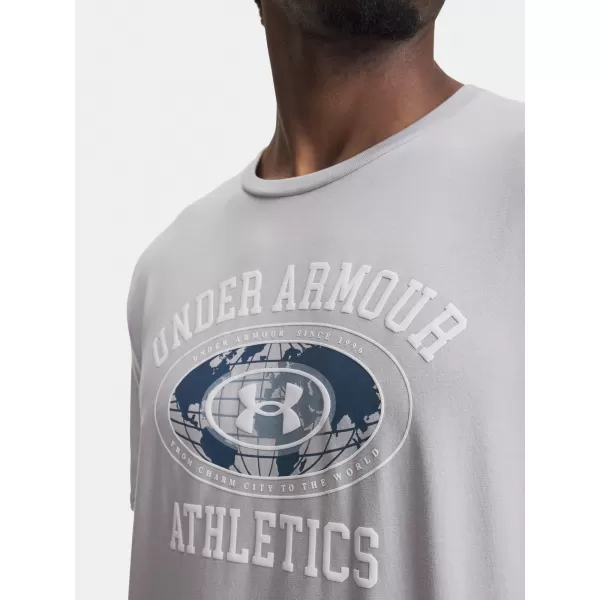  Férfi póló UNDER ARMOUR M 60/40S ARMOR GLOBE SS 6009261-011 SZÜRKE 