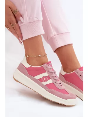 Női tornacipő BIG STAR SHOES TT274160 RÓZSASZÍN