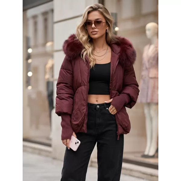  Női kabát DSTREET TY5992 BURGUNDIA 