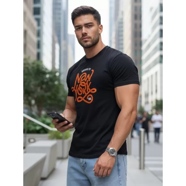  Férfi póló DSTREET RX5368 FEKETE 