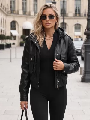 Női kabát DSTREET TY5876 FEKETE
