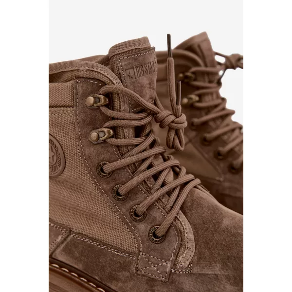  Férfi bokacsizma BIG STAR SHOES UU174253 BÉZS 