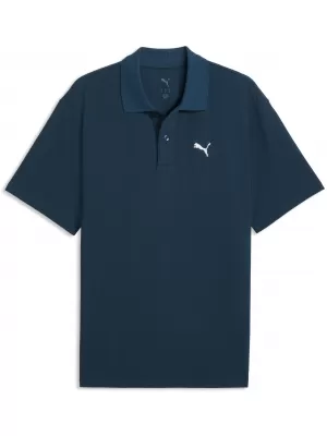 Férfi póló gallérral PUMA WARDROBE ESS PIQUE RELAXED POLO 62965736 ÉJFÉLI BENZIN