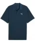 Férfi póló gallérral PUMA WARDROBE ESS PIQUE RELAXED POLO 62965736 ÉJFÉLI BENZIN