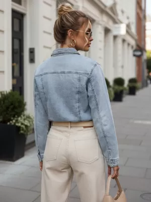Női ing DSTREET DY0489 KÉK