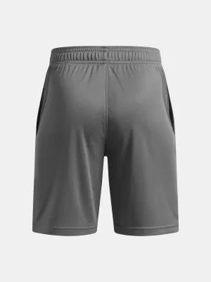 Fiú rövidnadrág UNDER ARMOUR TECH LOGO SHORTS 1383333-709 ZÖLD
