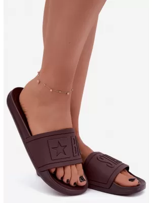 Női papucs BIG STAR SHOES UU274072 BARNA