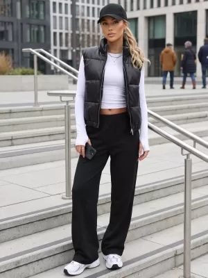 Női mellény DSTREET TY5733 FEKETE