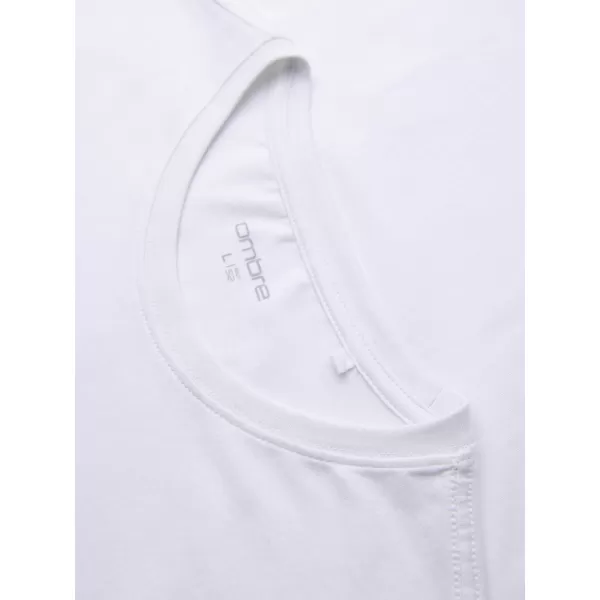  Férfi póló OMBRE OM-TSPT-0299 FEHÉR 