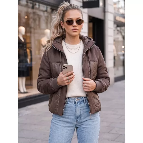  Női kabát DSTREET TY6092 BARNA 