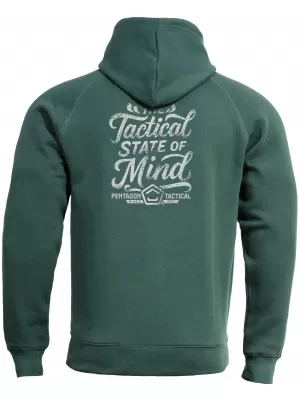 Férfi pulóver PENTAGON PHAETON HOOD STATE OF MIND K09021-ST TAVASZI ZÖLD