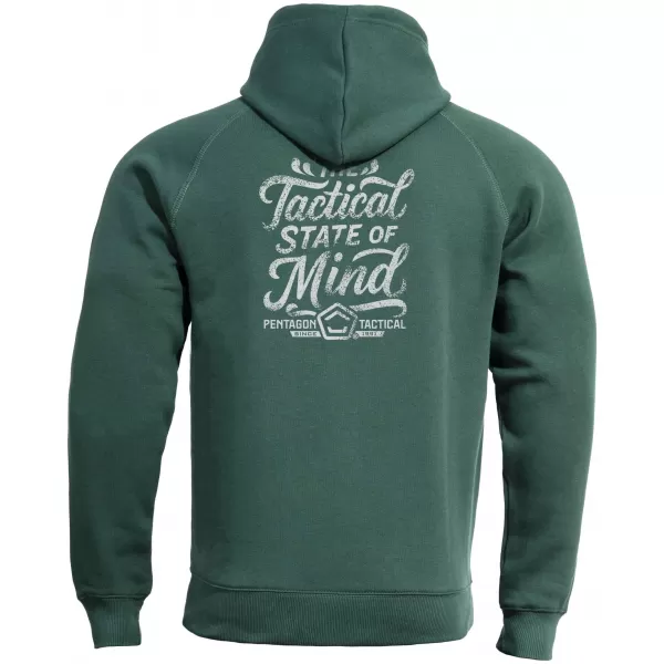  Férfi pulóver PENTAGON PHAETON HOOD STATE OF MIND K09021-ST TAVASZI ZÖLD 