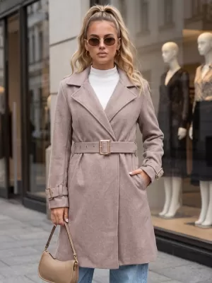 Női kabát DSTREET NY0787 BÉZS