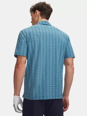 Férfi póló UNDER ARMOUR UA DRIVE CHILL PRINTED POLO 6009724-466 KÉK