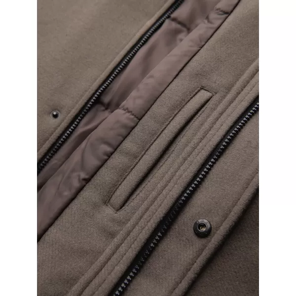  Férfi parka OMBRE OM-COWC-0161 HAMUSZÜRKE 