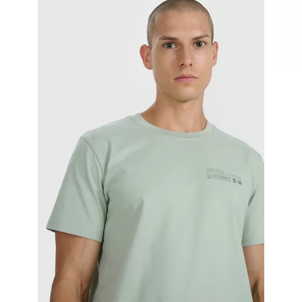  Férfi póló 4F WAW25TTSHM2372 MENTA 