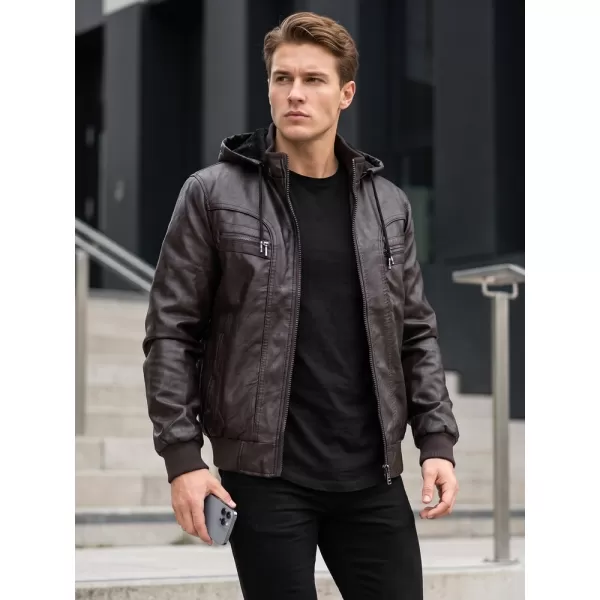  Férfi dzseki DSTREET TX5137 BARNA 