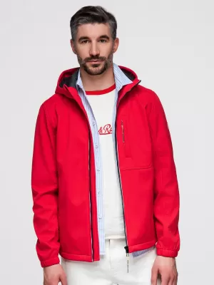 Férfi softshell kabát OMBRE OM-JANP-0292 SZERK