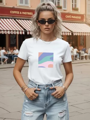 Női póló DSTREET NX8048RY-WH FEHÉR