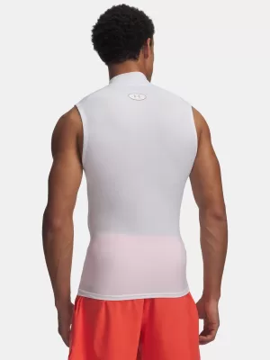 Férfi felső UNDER ARMOUR HG ELITE SLEEVELESS MOCK 6015381-100 FEHÉR