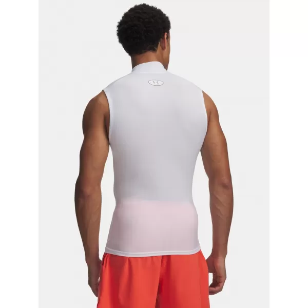  Férfi felső UNDER ARMOUR HG ELITE SLEEVELESS MOCK 6015381-100 FEHÉR 