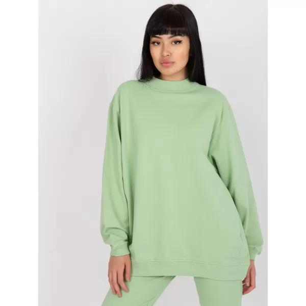  Női pulóver BASIC FEEL GOOD AP-BL-A-R001 PISZTÁCIA 