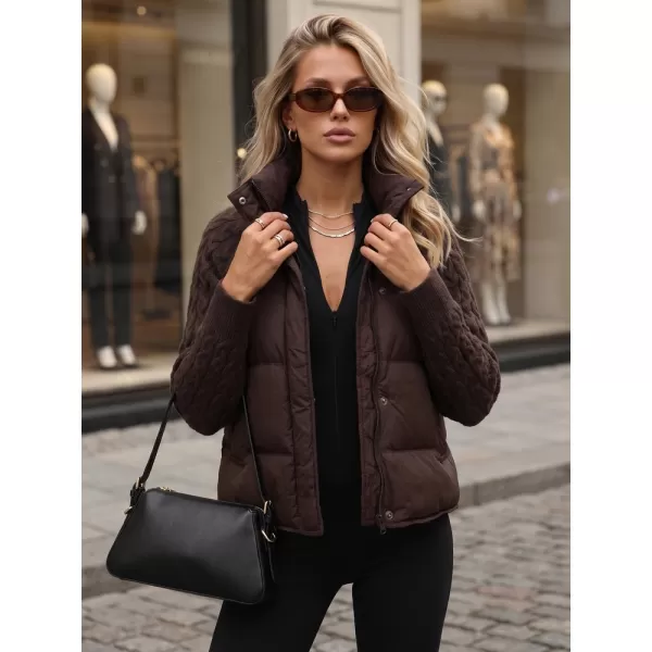  Női kabát DSTREET TY5931 BARNA 