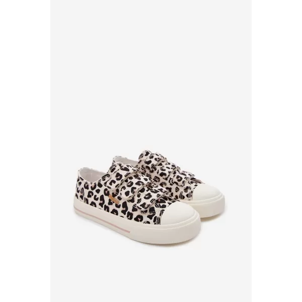  Gyermek tornacipő BIG STAR SHOES TT374171 FEKETE/BÉZS 