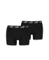 Férfi boxerek PUMA ELEMENTS MEN BASIC BOXERS 2P 93875309 FEKETE