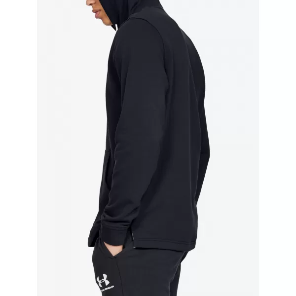  Férfi pulóver UNDER ARMOUR SPORTSTYLE TERRY LOGO HOODIE 1348520-001 FEKETE 