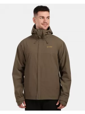 Hardshell férfi kabát KILPI MONTANA-M 1M0102KI KHAKI