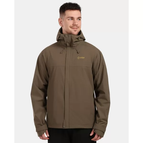  Hardshell férfi kabát KILPI MONTANA-M 1M0102KI KHAKI 