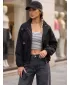 Női kabát DSTREET TY6023 FEKETE