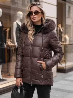 Női kabát DSTREET TY5758 LILA