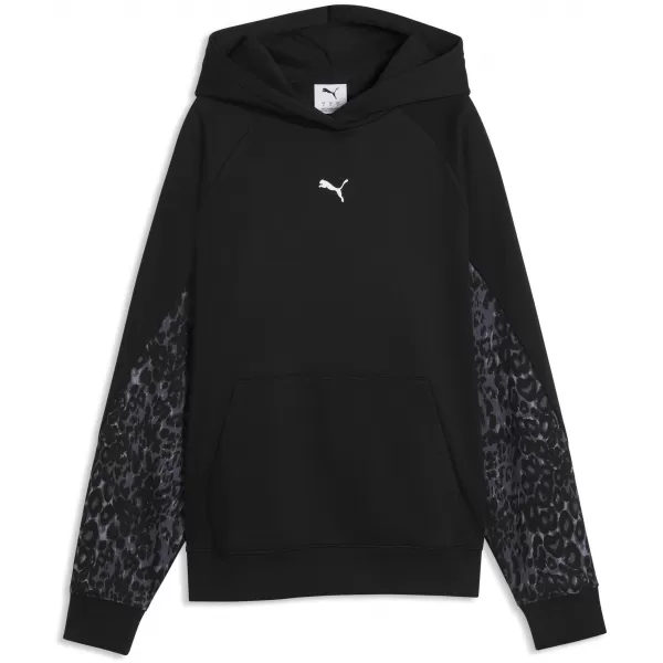  Női pulóver PUMA SPORT ANIMAL STANDARD HOODIE FL 69400701 PUMA FEKETE 