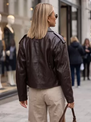 Női kabát DSTREET TY5920 BARNA