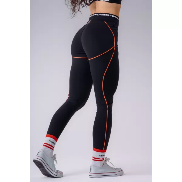  Női leggings NEBBIA OLYMPIA HIGH-WAIST 935 FEKETE 
