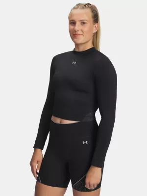 Női póló UNDER ARMOUR VANISH SEAMLESS LS 6000645-004 FEKETE