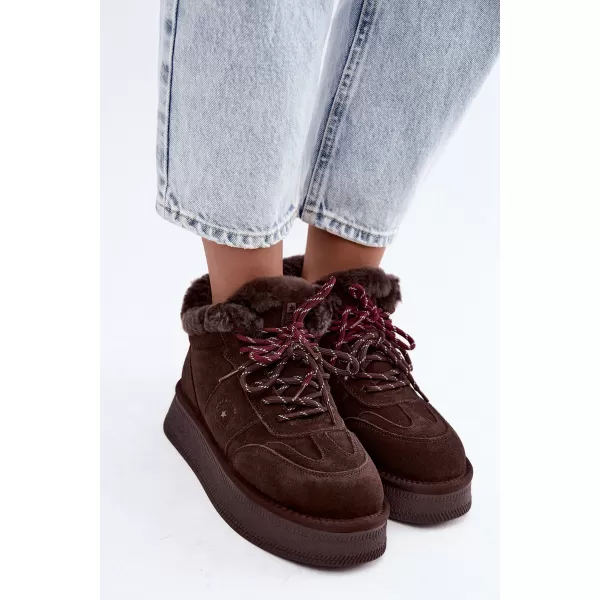  Női hóemberek BIG STAR SHOES UU274312 CSOKOLÁDÉ 