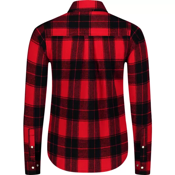  Női flanel ing NORDBLANC WILLOW NBSSL8371 PIROS 