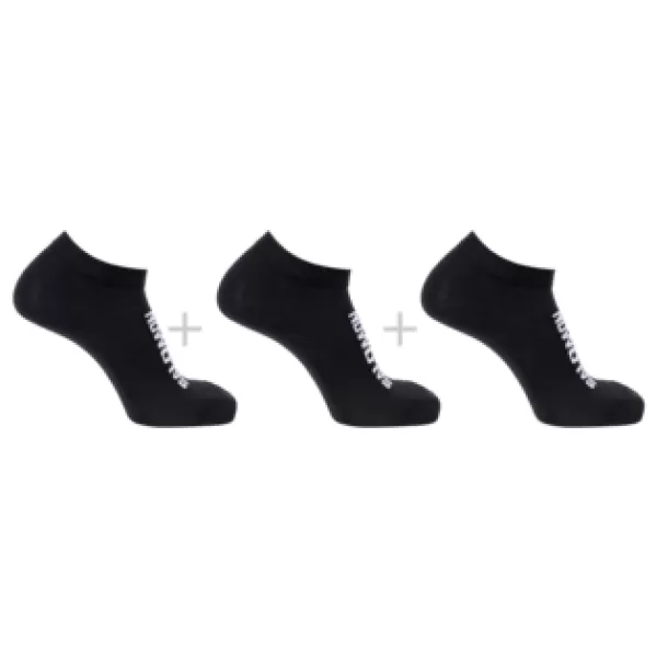  Zokni SALOMON EVERYDAY LITE LOW 3-PACK LC2912000 FEKETE 