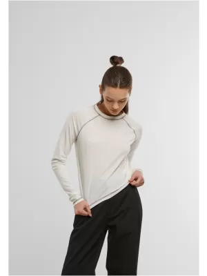 Női póló URBAN CLASSICS TB7730 TÖRTFEHÉR