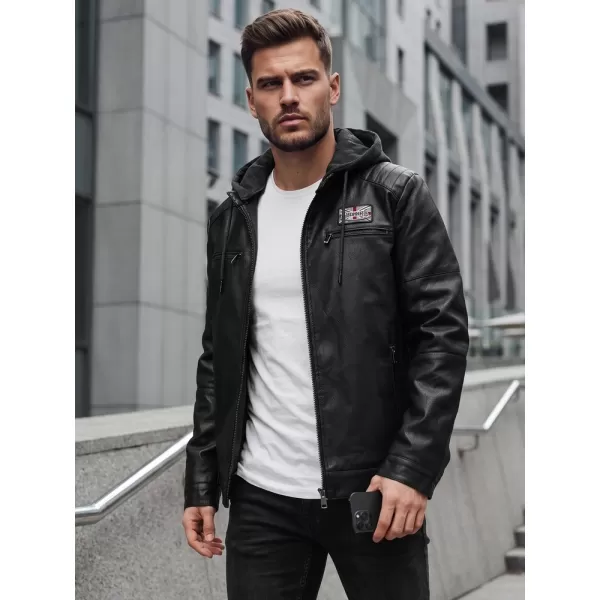  Férfi dzseki DSTREET TX5147 FEKETE 