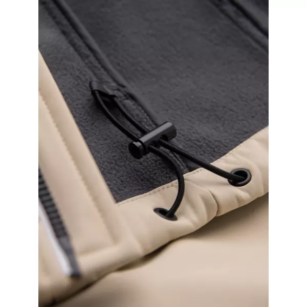  Férfi softshell kabát OMBRE OM-JANP-0292 HOMOK 