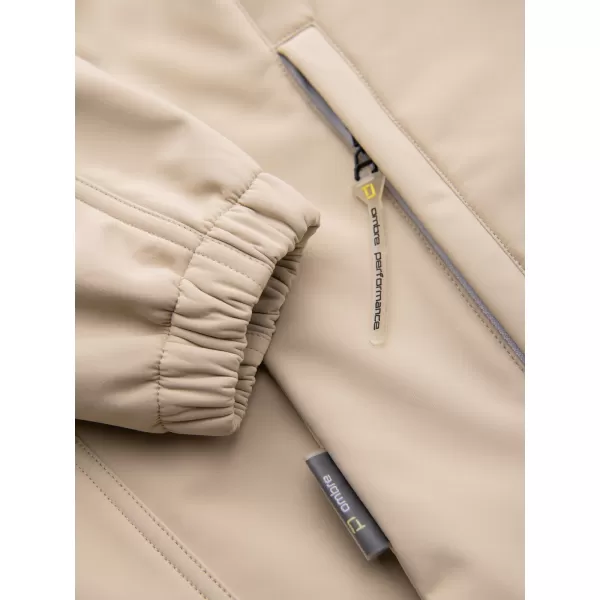  Férfi softshell kabát OMBRE OM-JANP-0292 HOMOK 