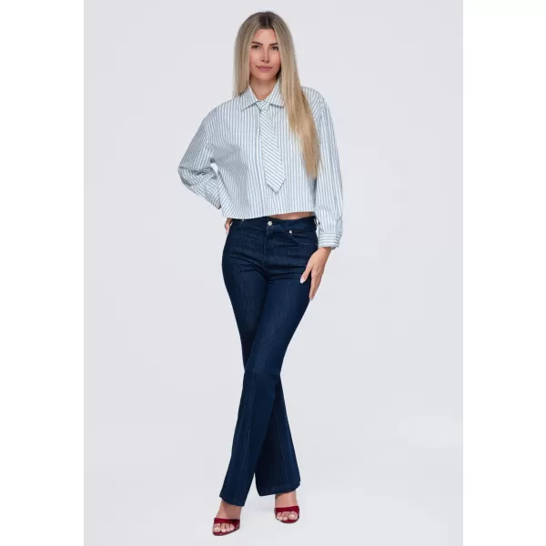  Női ing OMBRE OW-SH-E0069 KÉK 